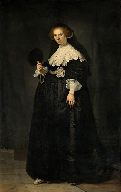 Portrait of Oopjen Coppit Rembrandt